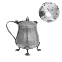 Liberty Cymric Silver Mustard Pot 1902